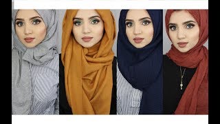 Easy Hijab Tutorials ft Verona Collection [upl. by Ardnu]