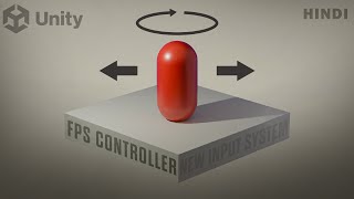 FPS CONTROLLER IN Unity  New input system  Hindi [upl. by Akena]