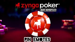 How to Pin Emotes in Zynga Poker [upl. by Arianna]