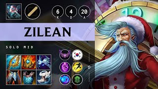 Zilean Mid vs Ahri Unstoppable  KR Master Patch 1421 [upl. by Annavoig]