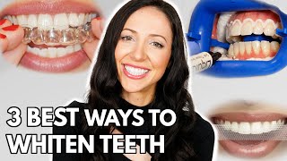 3 Best Ways to Whiten Teeth Dental Hygienist Explains [upl. by Ardnasyl556]