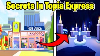 New Secret Location In Topia Express In Roblox Livetopia Land Trips Update [upl. by Sucramraj71]