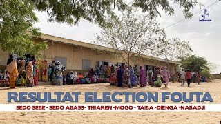 En direct 🔴 Résultats des Elections au Fouta à SEDO SEBE  SEDO ABASS THIAREN MOGO TAIBA DIENGA [upl. by Killy]