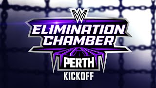 Elimination Chamber Perth Kickoff February 24 2024 [upl. by Brezin249]