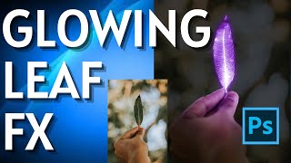 How to Make Glow Effect on Leaf in Photoshop [upl. by Rein]