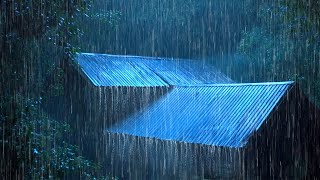 Bruit de la pluie pour dormir  Bruit de pluie Détente dans la forêt brumeuse et tonnerre [upl. by Gent]