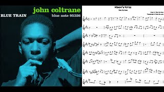 Transcription John Coltrane  Moments Notice [upl. by Name]