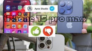 Apple iPhone 15 Pro Max Full Review  iPhone 15 pro max lena chahiye 2025 [upl. by Swartz]