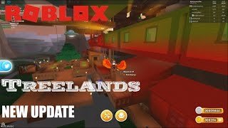 Roblox TreeLands New Update Lift Buildings Sections [upl. by Aerdnak]