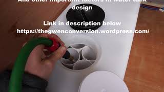 DIY Water tank Baffling  The Gwen Conversion [upl. by Binni]