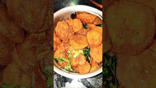 Crispy Raw banana fry in 10 min spicyfood foodieyoutubeshortsytviral cookingrecipe rawbanana [upl. by Eilsehc933]