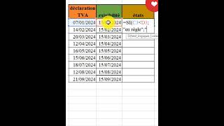 Vérifier la déclaration de TVA excel exceltutorial microsoft [upl. by Eniladam]