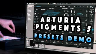 Arturia Pigments 5 New Atmospheric Presets Demo No Talking [upl. by Markiv]