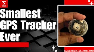 Building Smallest GPS Tracker  DIY Project  English  Electronics For You [upl. by Dodd]