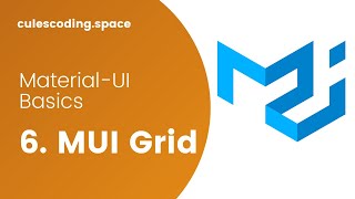 MaterialUI Basics Course 6  Grid reactjs nextjs material [upl. by Ylecic]