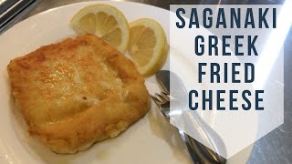 Greek Saganaki Recipe  Delicious [upl. by Essilrahc]