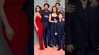 Srk with his family at the archies live🥰  Suhana Khan Gauri Khan Abram Khan  srk shorts viral [upl. by Berck]