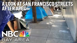 Heres what San Franciscos streets look like 3 weeks after APEC [upl. by Hanfurd805]