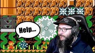 Nothing Can Help Mario in this TROLL LEVEL in Mario Maker World Engine [upl. by Dolorita]