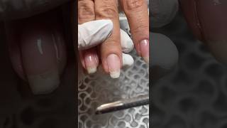 Nail Repair😍 nailrepair nailfix brokennail nailtutorial nailtips manicuretutorial nails [upl. by Enilamme]