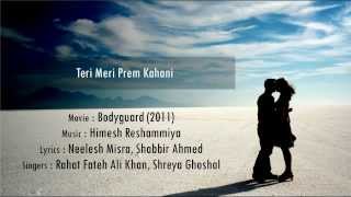 Teri Meri Prem Kahani  Bodyguard hindi lyrics  english translation [upl. by Oinotnaocram]