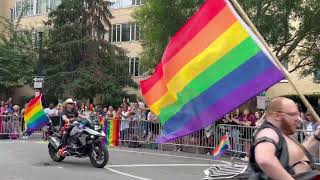 Dykes on Bikes at Capital Pride parade [upl. by Ikcaj]