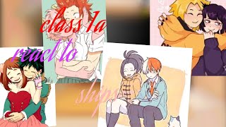 class 1a react to ships ll mha ll 🥦izuocha🍡 ll 🔥❄️todomomo🖤 ll ⚡️kamijirou🎶 ll 🦈kirimina🩷 ll [upl. by Cami820]