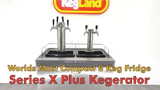 Worlds most compact 8 Keg Kegerator – ITS HERE No need to build a keezer get this Keg Fridge [upl. by Ahseki]