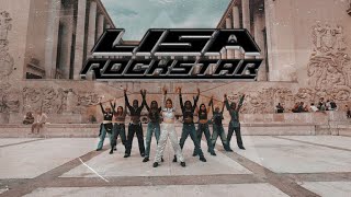 KPOP IN PUBLIC LISA ROCKSTAR Dance cover by NIGHT STATION from France [upl. by Dlorrej]