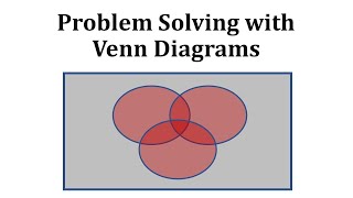 Solving Problems with Venn Diagrams [upl. by Eirdua]