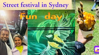 A street festival in Sydney 🇦🇺 sydneylife vlog streetfood lifetalks217 [upl. by Oos303]