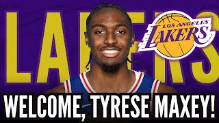 Sixers Star MAXEY Joins LAKERS in BLOCKBUSTER Trade Deal  lakers news [upl. by Isidro]