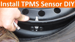 Install New TPMS Sensor DIY Without Needing Rebalance [upl. by Ahsiken]