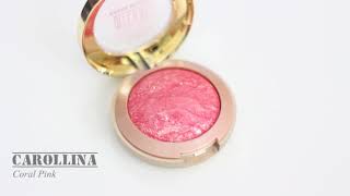 Milani baked blush swatches [upl. by Ainna]