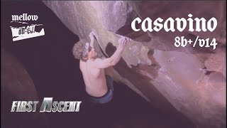 UNCUT Giuliano Cameroni  Casavino 8BV14 First Ascent [upl. by Luap]