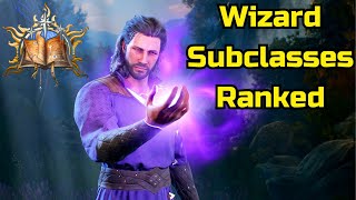 Wizard Subclass Ranking Baldurs Gate 3  bg3 Patch 6 [upl. by Anatnom]