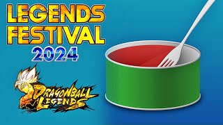 PRIMEIRA DICA OFICIAL DO LEGENDS FESTIVAL 2024 NO DRAGON BALL LEGENDS [upl. by Suoirtemed354]