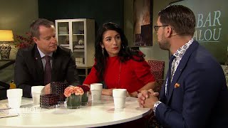 Jimmie Åkesson till fd peshmergasoldaten quotKan jag vara kurdquot  Malou Efter tio TV4 [upl. by Rosenbaum]