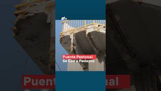 Puente peatonal se cae a pedazos y es un peligro nmas shorts veracruz [upl. by Lymann527]