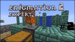 Minecraft 1122 Enigmatica 2 Expert Mode Skyblock 2  Cobblestone Generator [upl. by Eiznikcm]