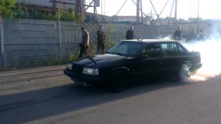 Volvo 940 Turbo Burnout 500whp [upl. by Iahk]