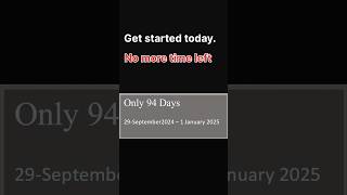 Get started today No more time left ⌚️success successmindset [upl. by Lalla]