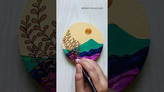 💡Painting On Wastage Wood 💡wastageideas stepbysteppainting viralshort foryou [upl. by Hutchings]