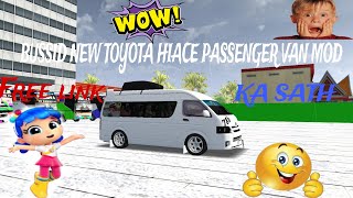 Bussid New Toyota Hiace Mod  Livery Link of video Is in Description and Link of Mod is in Comment [upl. by Fessuoy]