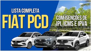 Guia Completo Modelos Fiat para PCD 2024 [upl. by Auqinal205]