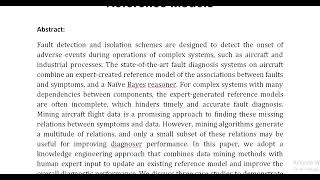 Learning Bayesian Network Structures to Augment Aircraft Diagnostic Reference Models [upl. by Dami367]