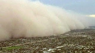 Spettacolare tempesta di sabbia in Arizona [upl. by Lourdes]