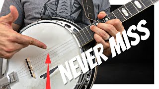 How To Pick The Banjo Without Missing  Banjo Pick Accuracy [upl. by Ecinerev]