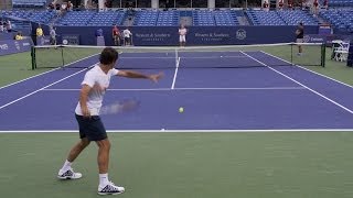 Roger Federer Forehand and Backhand 10  2013 Cincinnati Open [upl. by Sheri]