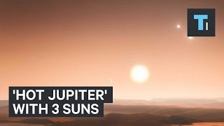 Hot Jupiter with 3 suns [upl. by Dnaltruoc]